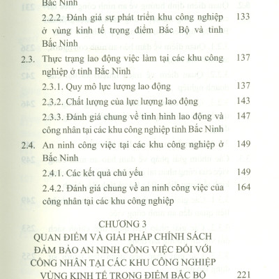 An Ninh Công Việc Của Công Nhân Tại Các Khu Công Nghiệp Vùng Kinh Tế Trọng Điểm Bắc Bộ - Trường Hợp Tỉnh Bắc Ninh (Sách chuyên khảo)