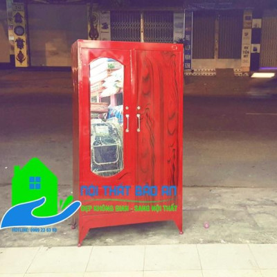 Tủ quần áo sắt 1m8 nhiều màu