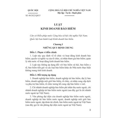 Sách - Luật Kinh Doanh Bảo Hiểm - ndbooks