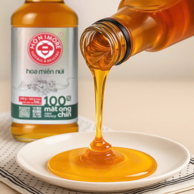 Combo Mật ong rừng Hoa Miền Núi - 100% mật ong chín Honimore 990g
