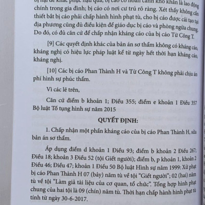 Bình luận khoa học bản án và án lệ - tập 1 