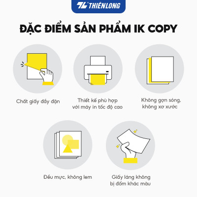 Ream giấy A5 70 gsm IK Copy (500 tờ) - Hàng nhập khẩu Indonesia