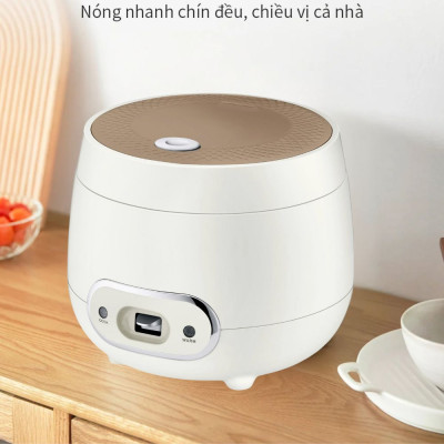Nồi Cơm Điện Mishio MK233 size 0.8L nấu cơm ngon - Hàng chính hãng