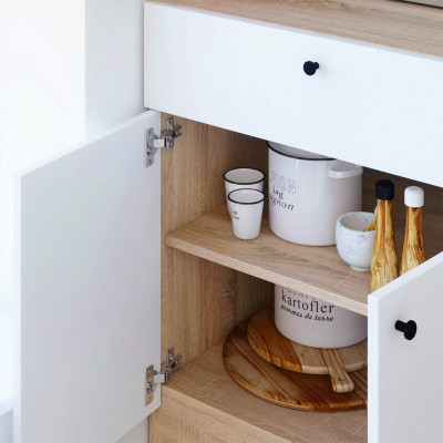 Tủ đựng đồ nhà bếp gia đình thiết kế đẹp SMLIFE Darch