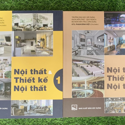 Combo Bộ sách Nội Thất & Thiết Kế Nội Thất - 2 Tập/Bộ (MK)