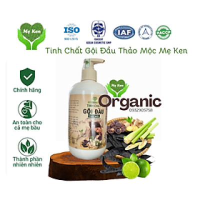 Tinh Chất Gội Đầu Thảo Mộc MẸ KEN 500ml Kích thích mọc tóc, giảm gãy rụng, giảm gàu, giảm nấm ngứa - tặng kèm 1 khăn tắm