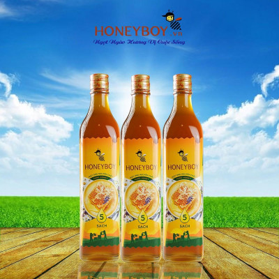 Bộ 3 Mật Ong Thiên Nhiên 5 Sạch Honeyboy 500ml