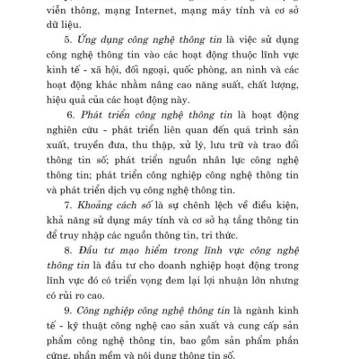 Luật công nghệ thông tin năm 2006 (sửa đổi, bổ sung năm 2017, 2023) 26.000₫