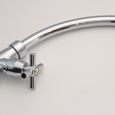 Vòi rửa chén lạnh nhựa ABS mạ Chrome Eurolife EL-VCN03 (Trắng bạc)
