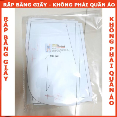 Rập giấy A0 bộ bé gái mã R38 (BẢN VẼ)