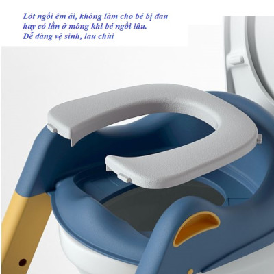 Thang hỗ trợ vệ sinh, thu nhỏ bồn cầu cho Bé 