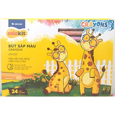 Bút Sáp Màu Colokit CR-C09 (24 Màu)