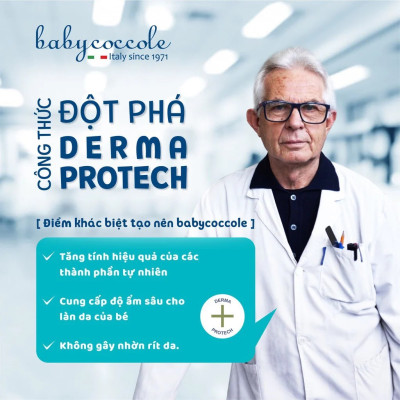 Phấn rôm nước với tinh bột bắp Babycoccole 0M+