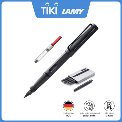 Bút máy cao cấp Lamy Safari màu 0E2 - Steel black