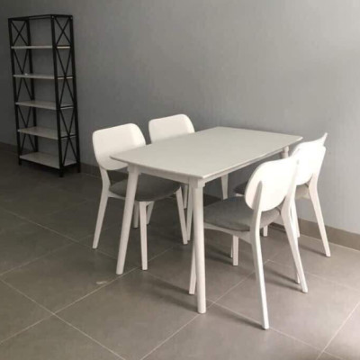 Bộ bàn ghế phòng ăn BN07 4 ghế Juno Sofa hiện đại   