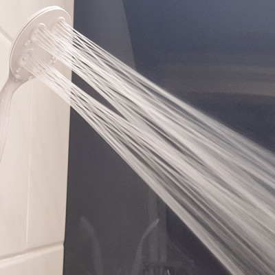 Bộ tay dây sen siêu tăng áp nhựa ABS trắng Eurolife EL-116SH