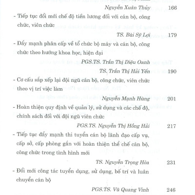 Xây Dựng Nền Công Vụ Liên Thông, Thống Nhất, Chuyên Nghiệp, Trách Nhiệm, Năng Động Và Thực Tài