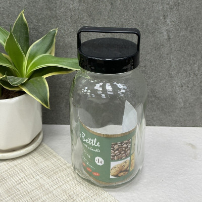 Chai thủy tinh có quai xách Echo Glass Bottle 1.0L - Hàng Nội Địa Nhật Bản