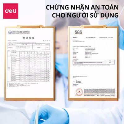 Bút Màu Dạ Marker 2 Đầu Deli - Bút Dạ Nước 12/24/36/48 Màu Vẽ Tranh Viết Calligraphy Chuyên Nghiệp - Kèm Hộp Nhựa