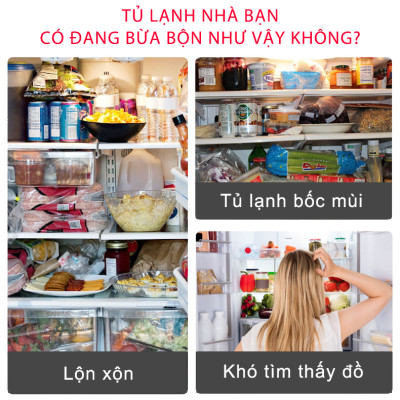 Bộ 5 hộp thủy tinh hộp đựng cơm trữ thức ăn thực phẩm trong tủ lạnh chịu nhiệt COBA