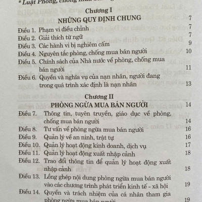 Luật Phòng, Chống Mua Bán Người Năm 2024