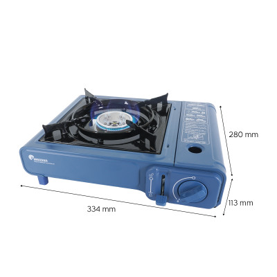 Bếp Ga Mini Maxsun MS-520 - Công Suất 2200W, Phủ Sứ Cao Cấp -Hàng chính hãng - Bảo hành 12 tháng