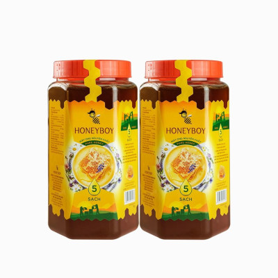 Bộ 6 Mật Ong thiên Nhiên 5 Sạch Honeyboy 1kg