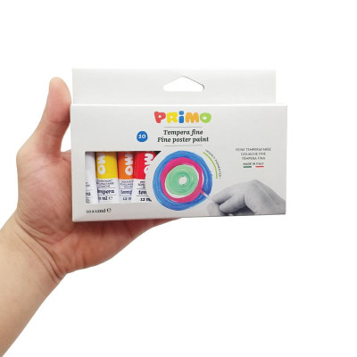 Hộp 10 Tuýp Màu Poster Paint 12 ml - Primo 4441T10C