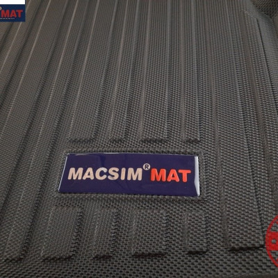 Thảm lót cốp xe ô tô BMW X1/F48 2016-2018 nhãn hiệu Macsim chất liệu TPV cao cấp màu đen (177)