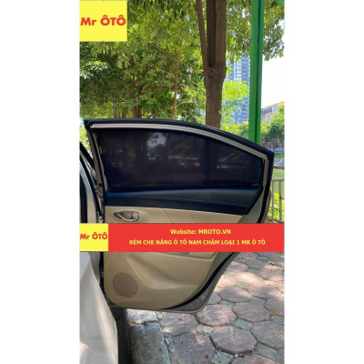Rèm Che Nắng Xe Toyota Vios 2014-2018 Hàng Loại 1 MR Ô TÔ