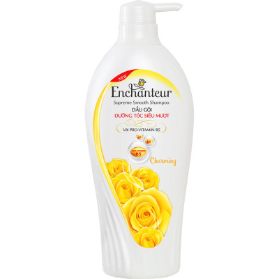 Dầu Gội Dưỡng Tóc Siêu Mượt Enchanteur Charming Chai 650g
