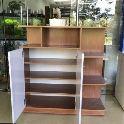 Tủ nhựa đa năng Juno Sofa (trắng phối nâu)