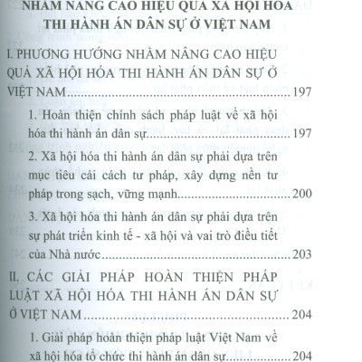 Xã Hội Hoá Thi Hành Án Dân Sự Ở Việt Nam (Sách chuyên khảo)