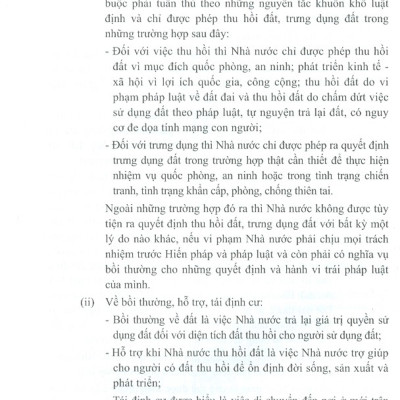 Quy Trình Pháp Lý Thu Hồi Đất, Trưng Dụng Đất, Bồi Thường, Hỗ Trợ, Tái Định Cư Và Giải Quyết Khiếu Nại, Tố Cáo, Khởi Kiện Của Người Có Đất Thu Hồi, Trưng Dụng
