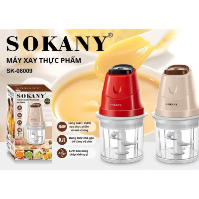 Máy Xay Thịt Đa Năng SK-06009, Công Suất 200W, Dung Tích 700ml, Xay Thịt Cá, Thực Phẩm, Sinh Tố, Xay Đá - HÀNG CHÍNH HÃNG MINIIN