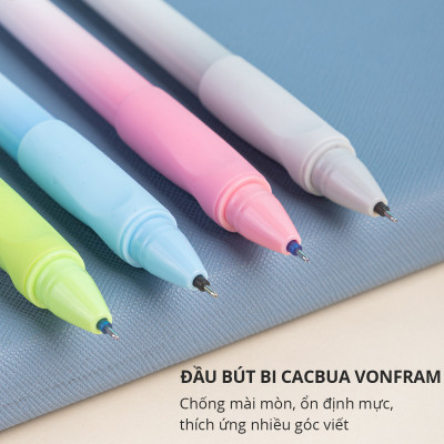 Bút gel xóa được có nắp đậy Deli - ngòi 0.5mm - mực Xanh/ Đen - A660