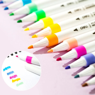 Hộp Bút Màu Marker Acrylic - Deli EC189
