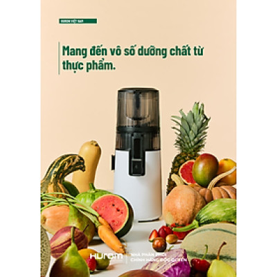 Máy Ép Chậm Hurom H410 - Mẫu 2024 - Bảo Hành động cơ 10 năm - Hàng chính hãng