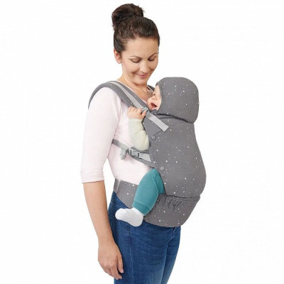 Địu vải Kinderkraft Huggy cho bé từ 3 tháng tuổi đến 20kg - Hàng chính hãng