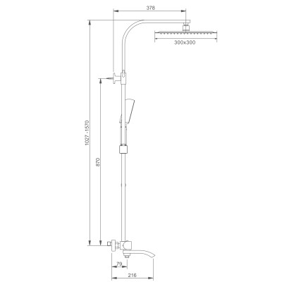 SEN TẮM CÂY KHÓA NHIỆT ĐỘ NGA CAO CẤP  GAPPO G2407-40