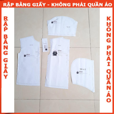 Rập giấy A0 set váy áo mã 802 (BẢN VẼ)