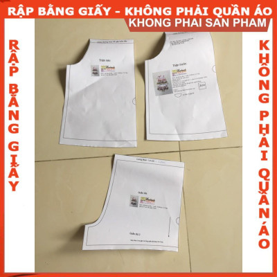 Rập bộ dây cho bé - Rập giấy A0 mã R231 (BẢN VẼ)