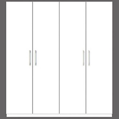 [Miễn phí vận chuyển & lắp đặt tại TP.HCM] Tủ quần áo gỗ cao cấp phong cách Bắc Âu thiết kế 4 cánh cửa mở thông minh tích hợp nhiều hộc kệ Ohaha - TQA038 - Màu C/Màu Trắng