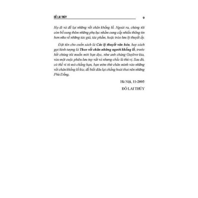Sách - Các Lý Thuyết Văn Hóa - Đỗ Lai Thuý - VIETNAMBOOK