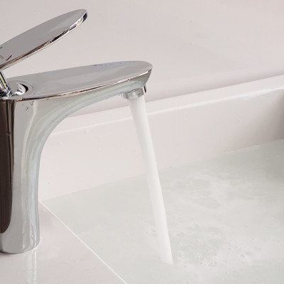 Vòi Lavabo nóng lạnh Đồng mạ Chrome Eurolife EL-CAM02 (Trắng bạc)