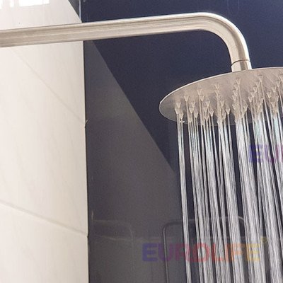 Đài sen tắm Inox SUS 304 Eurolife tròn EL-DST20 (Trắng vàng)