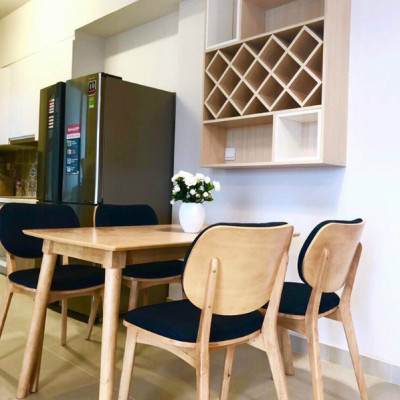 Bộ bàn ghế phòng ăn BN07 4 ghế Tundo hiện đại