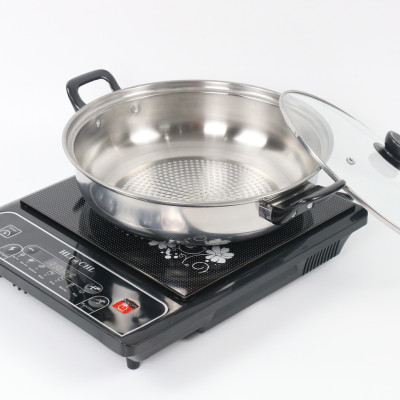 Bếp Điện Từ Đơn HLT@CHIL HTC-BT205 (Kèm nồi lẩu) - Hàng Chính Hãng