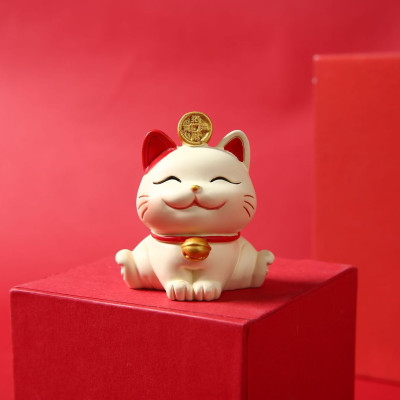 Mô Hình Mèo Mai Mắn Mèo Tài Lộc Trang Trí KAI.N_ Hàng Chính Hãng