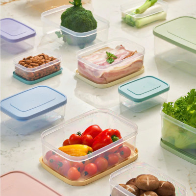 Bộ 7 hộp thực phẩm Inochi. Nhựa pp an toàn chịu nhiệt tốt, sử dung được trong lò vi sóng ( Tặng kèm khăn lau đa năng pakasa) - Hàng Chính Hãng